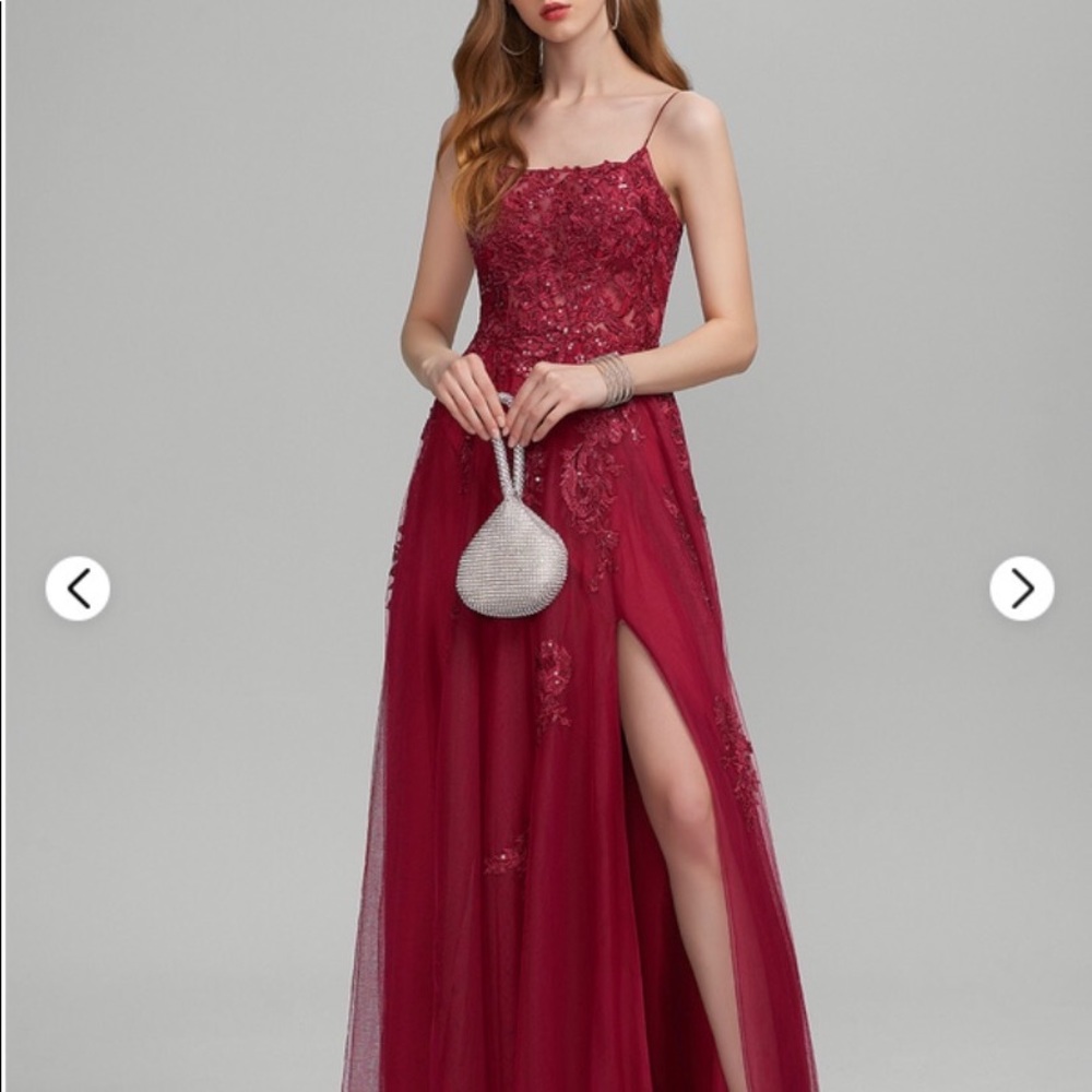 Red prom dress